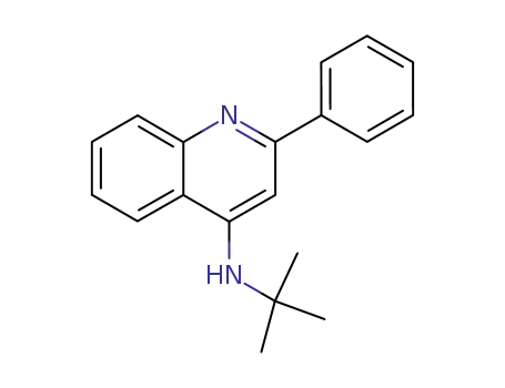 Molecular Structure of 128924-95-8 (N-tert-butyl-2-phenylquinolin-4-amine)
