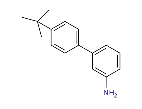 Molecular Structure of 893738-00-6 (4'-TERT-BUTYL[1,1'-BIPHENYL]-3-AMINE)