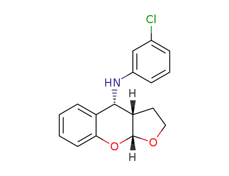 (3aS,4R,9aR)-N-(3-chlorophenyl)-3,3a,4,9a-tetrahydro-2H-furo[2,3-b]chromen-4-amine