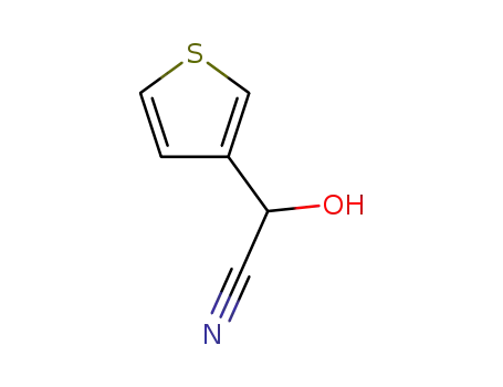 Molecular Structure of 82069-44-1 (3-Thiopheneacetonitrile, a-hydroxy-)
