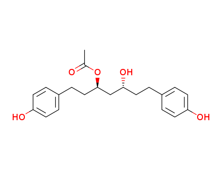 5-Hydroxy-1,7-bis(4-hydroxyphenyl)heptan-3-ylacetate