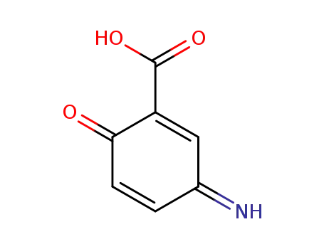 Molecular Structure of 143228-42-6 (1,4-Cyclohexadiene-1-carboxylicacid,3-imino-6-oxo-(9CI))