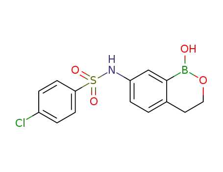4-chloro-N-(1-hydroxy-3,4-dihydro-1H-benzo[c][1,2]oxaborinin-7-yl)-benzenesulfonamide