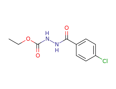 <i>N</i>'-(4-chloro-benzoyl)-hydrazinecarboxylic acid ethyl ester