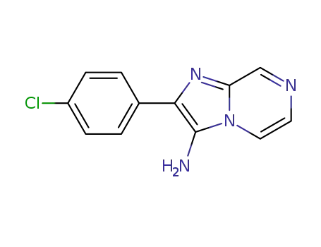 2-(4-chlorophenyl)imidazo[1,2-a]pyrazin-3-amine