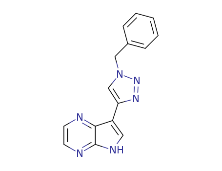 7-(1-benzyl-1H-1,2,3-triazol-4-yl)-5H-pyrrolo[2,3-b]pyrazine