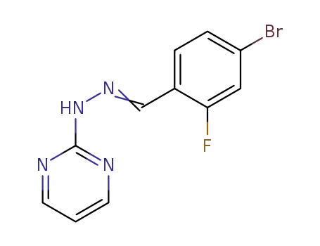 C<sub>11</sub>H<sub>8</sub>BrFN<sub>4</sub>
