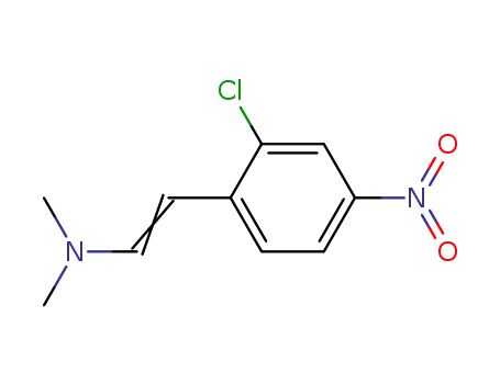 Molecular Structure of 85544-62-3 (2-(2-CHLORO-4-NITROPHENYL)-N,N-DIMETHYLETHENAMINE)