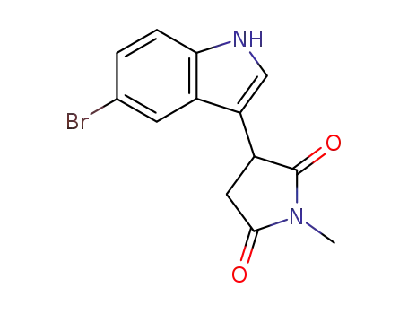 3-(5-브로모-1H-인돌-3-일)-N-메틸숙신이미드