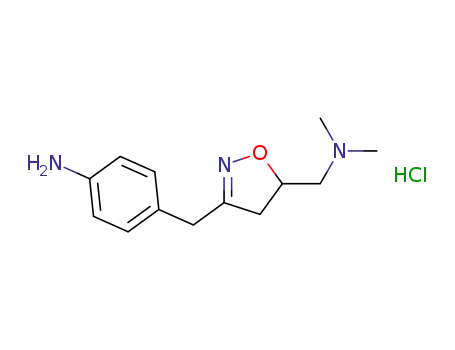5-(N,N-dimethylaminomethyl)-3-(4-aminobenzyl)-4,5-dihydroisoxazole hydrochloride