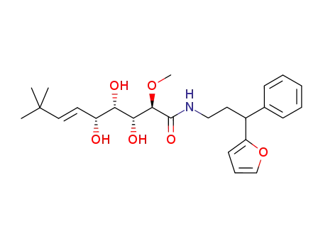 (2R,3R,4S,5R,E)-N-[3-(furan-2-yl)-3-phenylpropyl]-3,4,5-trihydroxy-2-methoxy-8,8-dimethylnon-6-enamide