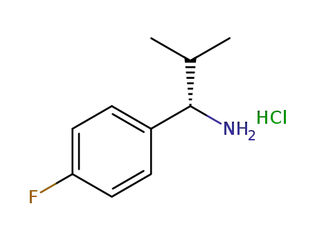 (1S)-1-(4-플루오로페닐)-2-메틸프로필아민-HCl