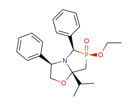 6-ethoxy-8-isopropyl-6-oxo-3(R),5-diphenyl-1-oxa-4-aza-6-phosphabicyclo[3.3.0]octane
