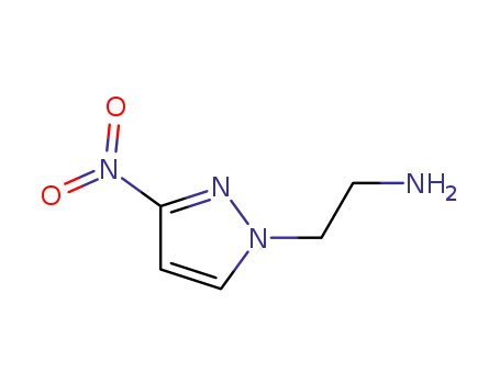 Molecular Structure of 1006435-40-0 (2-(3-nitro-1H-pyrazol-1-yl)ethan-1-amine)