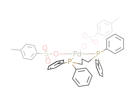 Pd(Ph<sub>2</sub>P(CH<sub>2</sub>)3PPh<sub>2</sub>)(tosylate)2