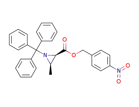 (2R,3R)-4-nitrobenzyl 3-methyl-1-tritylaziridine-2-carboxylate