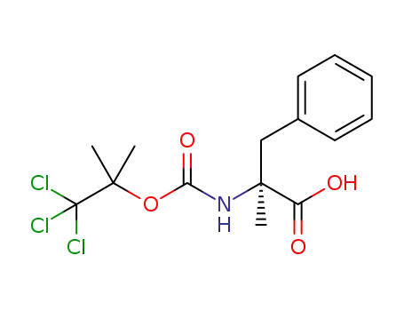 (S)-2-methyl-3-phenyl-2-((((1,1,1-trichloro-2-methylpropan-2-yl)oxy)carbonyl)amino)propanoic acid