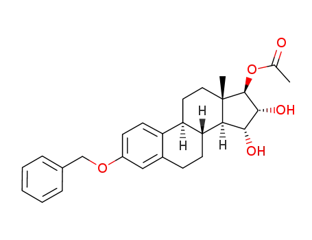 Molecular Structure of 690996-24-8 (3-O-Benzyl Estetrol 17-Acetate)