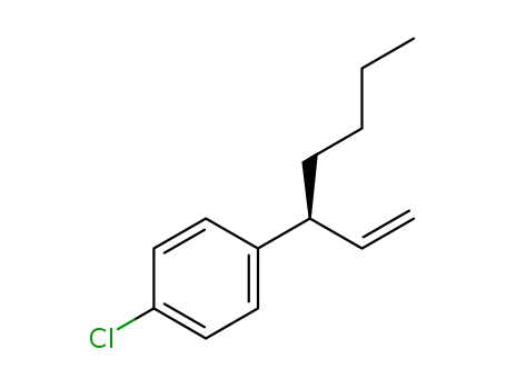 (+)-(S)-1-chloro-4-(hept-1-en-3-yl)benzene
