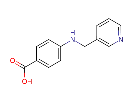 Molecular Structure of 5966-19-8 (4-((3-pyridinylmethyl)amino)benzoic acid)