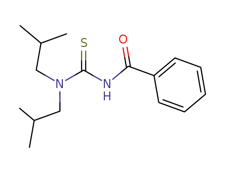 Molecular Structure of 25343-27-5 (N'-BENZOYL-N,N-DIISOBUTYLTHIOUREA)