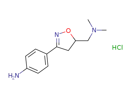 5-(N,N-dimethylaminomethyl)-3-(4-aminophenyl)-4,5-dihydroisoxazole hydrochloride