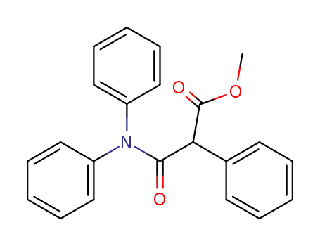 Molecular Structure of 6636-17-5 (methyl 3-(diphenylamino)-3-oxo-2-phenylpropanoate)