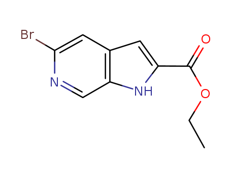 1H-Pyrrolo[2,3-c]pyridine-2-carboxylic acid, 5-bromo-, ethyl ester