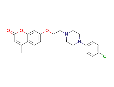 7-{2-[4-(4-chlorophenyl)piperazin-1-yl]ethoxy}-4-methyl-2H-chromen-2-one