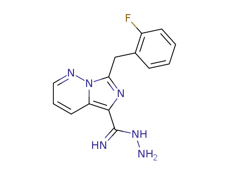 7-(2-Fluorobenzyl)imidazo[1,5-b]pyridazine-5-carboximidohydrazide