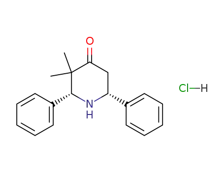 4-Piperidinone, 3,3-dimethyl-2,6-diphenyl-, hydrochloride
