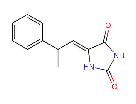 Molecular Structure of 709644-05-3 (2,4-Imidazolidinedione, 5-(2-phenylpropylidene)- (9CI))