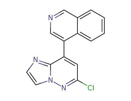 4-(6-chloroimidazo[1,2-b]pyridazin-8-yl)isoquinoline