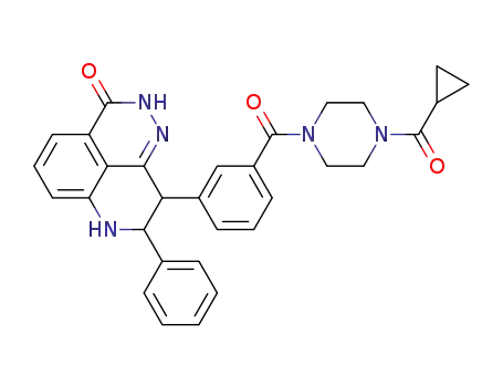 9-(3-(4-(cyclopropanecarbonyl)piperazine-1-carbonyl)phenyl)-8-phenyl-8,9-dihydro-2H-pyrido[4,3,2-de]phthalazin-3(7H)-one