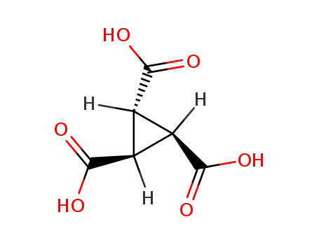 Molecular Structure of 705-35-1 (1,2,3-cyclopropanetri-carboxylic acid)