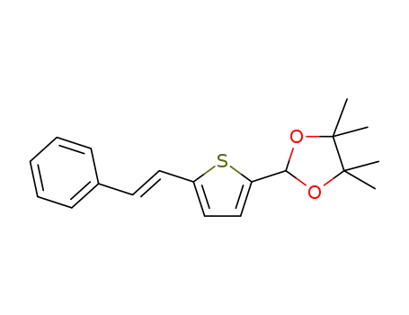trans-4,4,5,5-tetramethyl-2-(5-styryl-thiophen-2-yl)[1,3]dioxolane