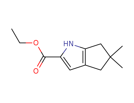ethyl 5,5-dimethyl-1,4,5,6-tetrahydrocyclopenta[b]pyrrole-2-carboxylate