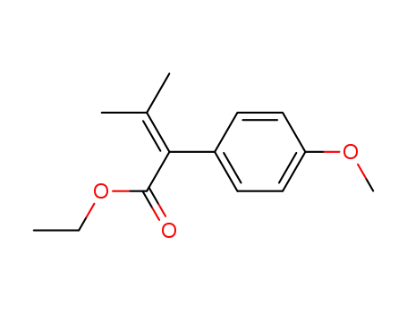 2-(4-Methoxy-phenyl)-3-methyl-but-2-enoic acid ethyl ester