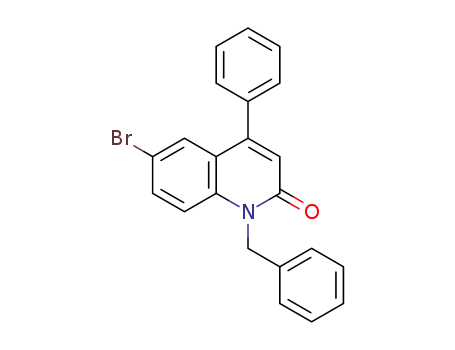 N-benzyl-6-bromo-4-phenyl-2-quinolone