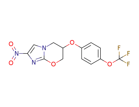 2-nitro-6-[4-trifluoromethoxyphenoxy]-6,7-dihydro-5H-imidazo[2,1-b][1,3]oxazine