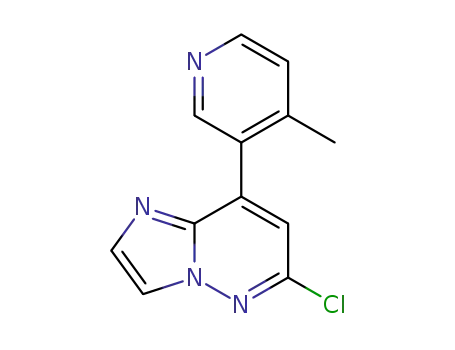 6-chloro-8-(4-methylpyridin-3-yl)imidazo[1,2-b]pyridazine