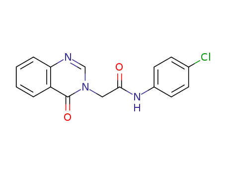 3(4H)-Quinazolineacetamide, N-(4-chlorophenyl)-4-oxo-