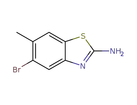 Molecular Structure of 944887-82-5 (5-Bromo-6-methyl-1,3-benzothiazol-2-amine)