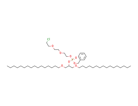 benzyl (1,3-bis(hexadecyloxy)propan-2-yl) (2-(2-(2-chloroethoxy)ethoxy)ethyl) phosphate