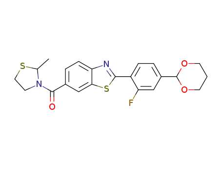 C<sub>22</sub>H<sub>21</sub>FN<sub>2</sub>O<sub>3</sub>S<sub>2</sub>