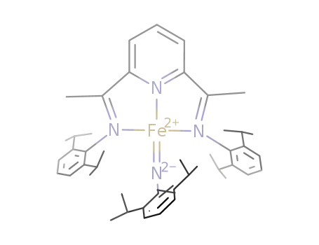[(2,6-(i-Pr)2C<sub>6</sub>H<sub>3</sub>N=CMe)2C<sub>5</sub>H<sub>3</sub>N)Fe(2,6-(i-Pr)2C<sub>6</sub>H<sub>3</sub>N)]