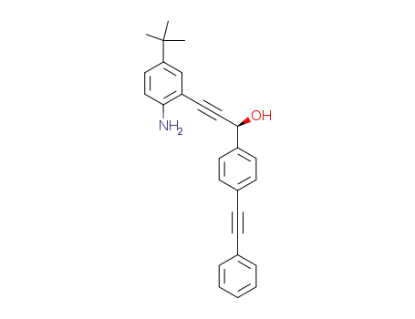 (S)-3-(2-amino-5-tert-butylphenyl)-1-(4-(phenylethynyl)phenyl)prop-2-yn-1-ol
