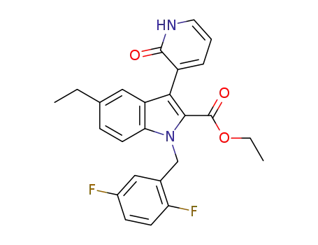 C<sub>25</sub>H<sub>22</sub>F<sub>2</sub>N<sub>2</sub>O<sub>3</sub>