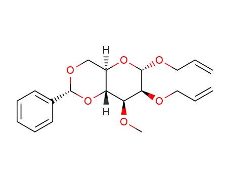 allyl 2-O-allyl-4,6-O-benzylidene-3-O-methyl-α-D-mannopyranoside