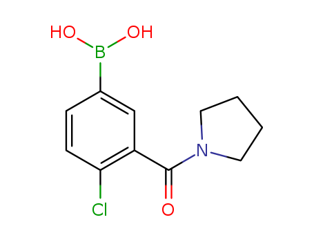 (4-Chloro-3-(pyrrolidine-1-carbonyl)phenyl)boronic acid